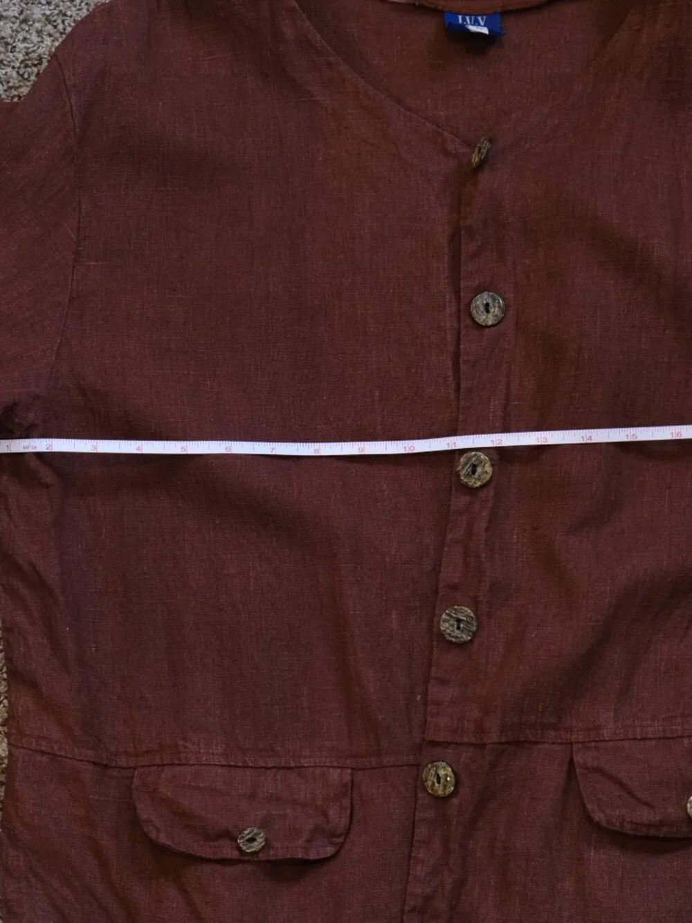 Vintage I.V.Y. Collectables Linen Set | 100% Linen | Matching Pants & Button-Up